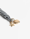 Llavero Cordón Llavero Y Bag Charm De Cordón - Combinacion Bicolor