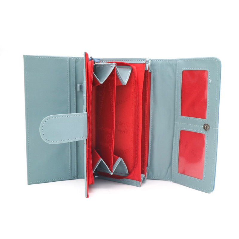 Billetera Las Oreiro Love Azul Jean