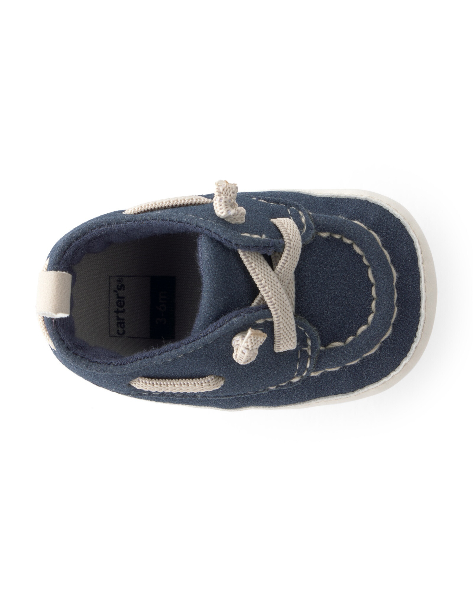 Zapatito náutico, azul marino Sin color