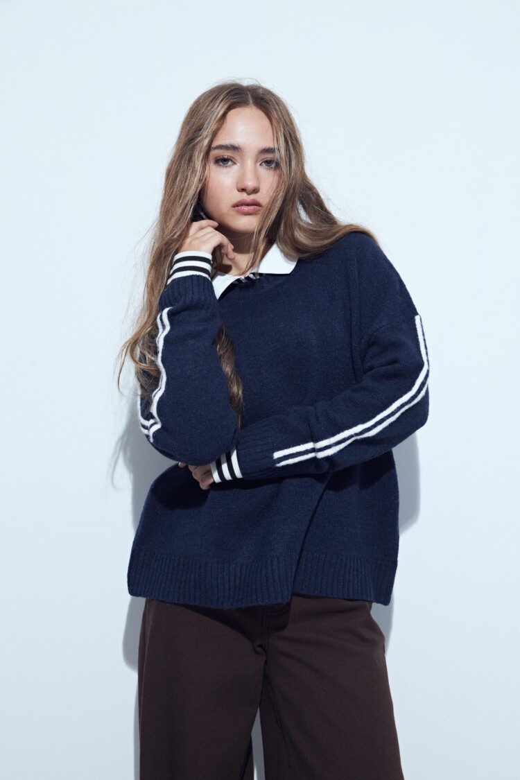 SWEATER CHAROL Azul Marino