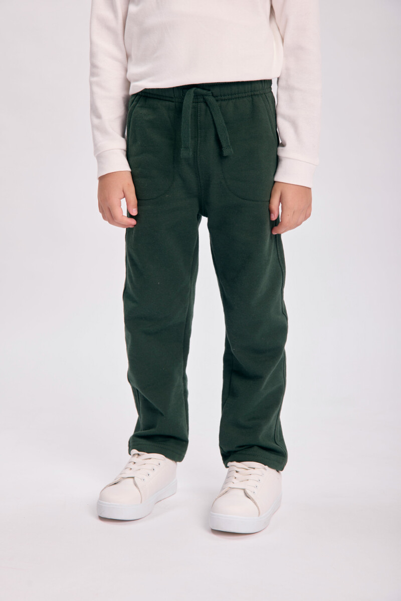 Pantalón deportivo recto Verde