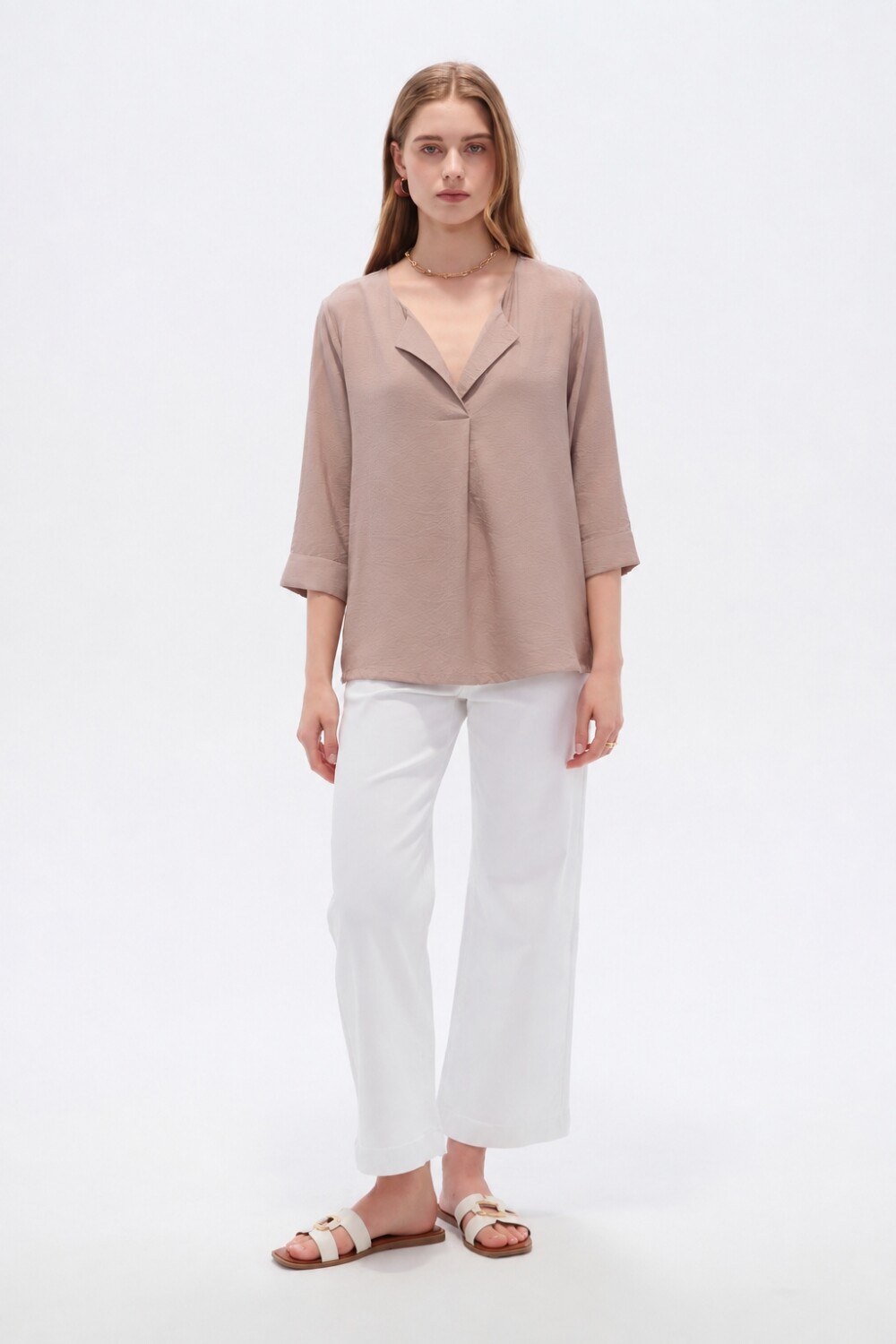 Blusa Zil Taupe Claro