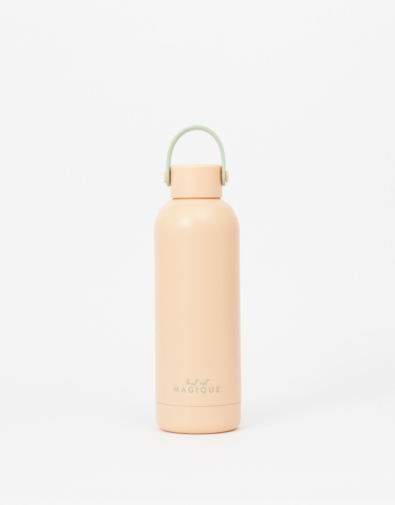 Artículos cocina Botellas Botella Metálica Con Frase - Combinacion Bicolor
