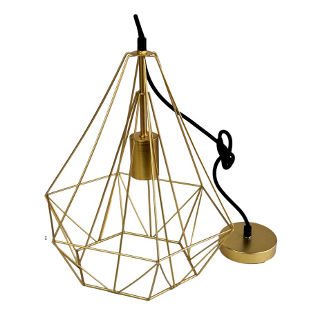 LAMPARA TECHO METAL COLGANTE POPTEM ESTILO PRISMA BILBOQUE LAMPARA TECHO METAL COLGANTE POPTEM ESTILO PRISMA BILBOQUE