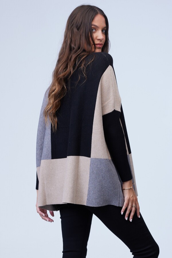 Polera Oversize NEGRO/MULTI