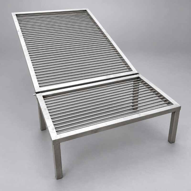 Parrilla Flama articulada de acero inoxidable 304 de 100 × 60 cm Parrilla Flama articulada de acero inoxidable 304 de 100 × 60 cm