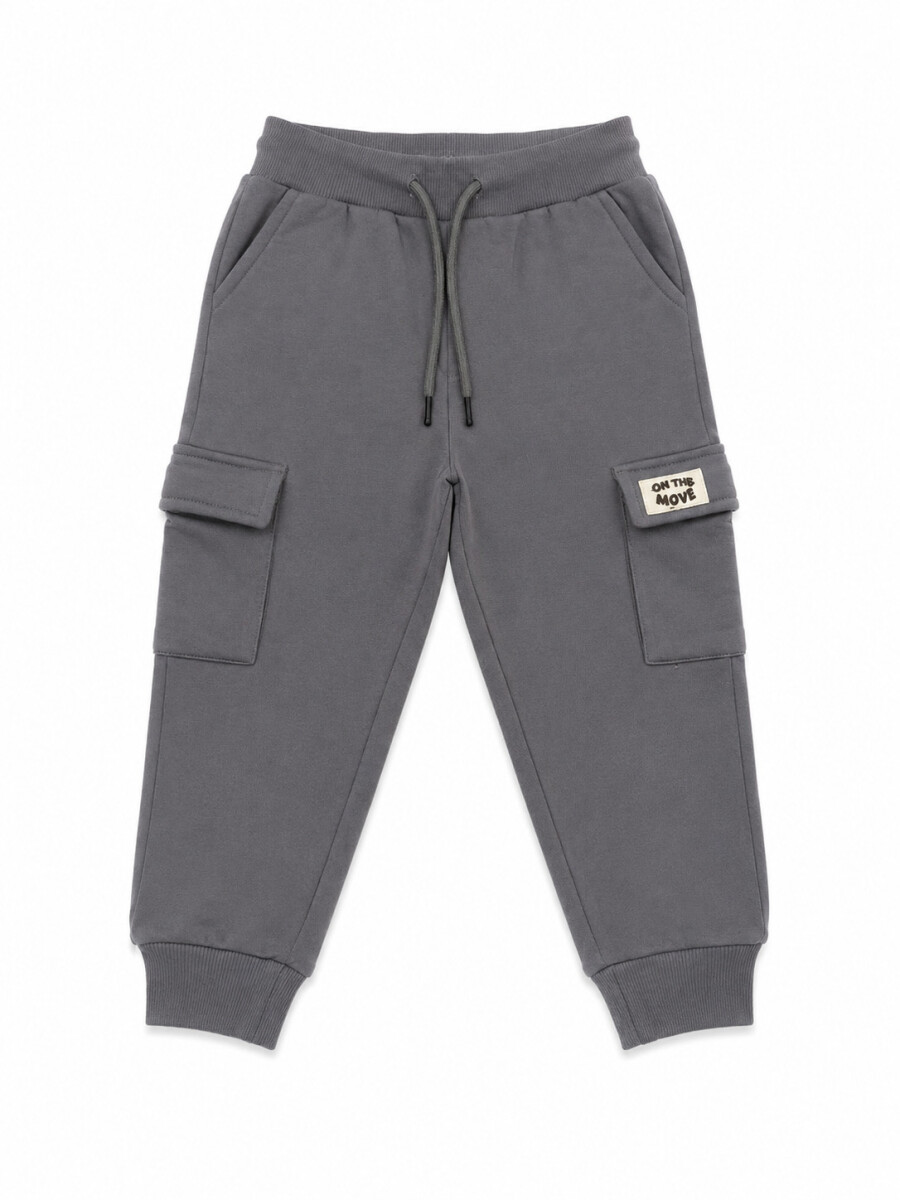 PANTALON DEPORTIVO RUFA FADE - GRIS OSCURO 