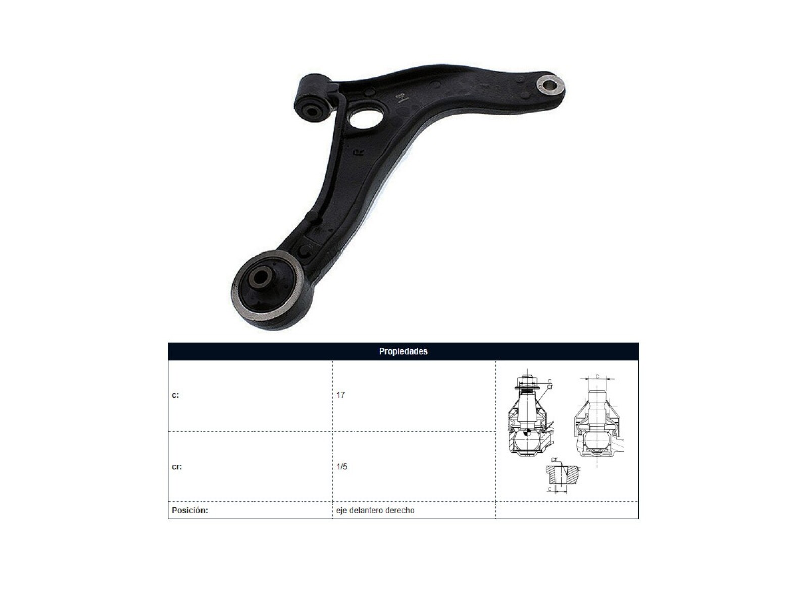 Parilla De Suspension Delantera Renault Master 13-25 Der 
