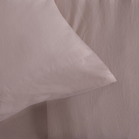 JUEGO DE SÁBANAS QUEEN POLIESTER NATURAL-BEIGE PREWASHED CRUDO