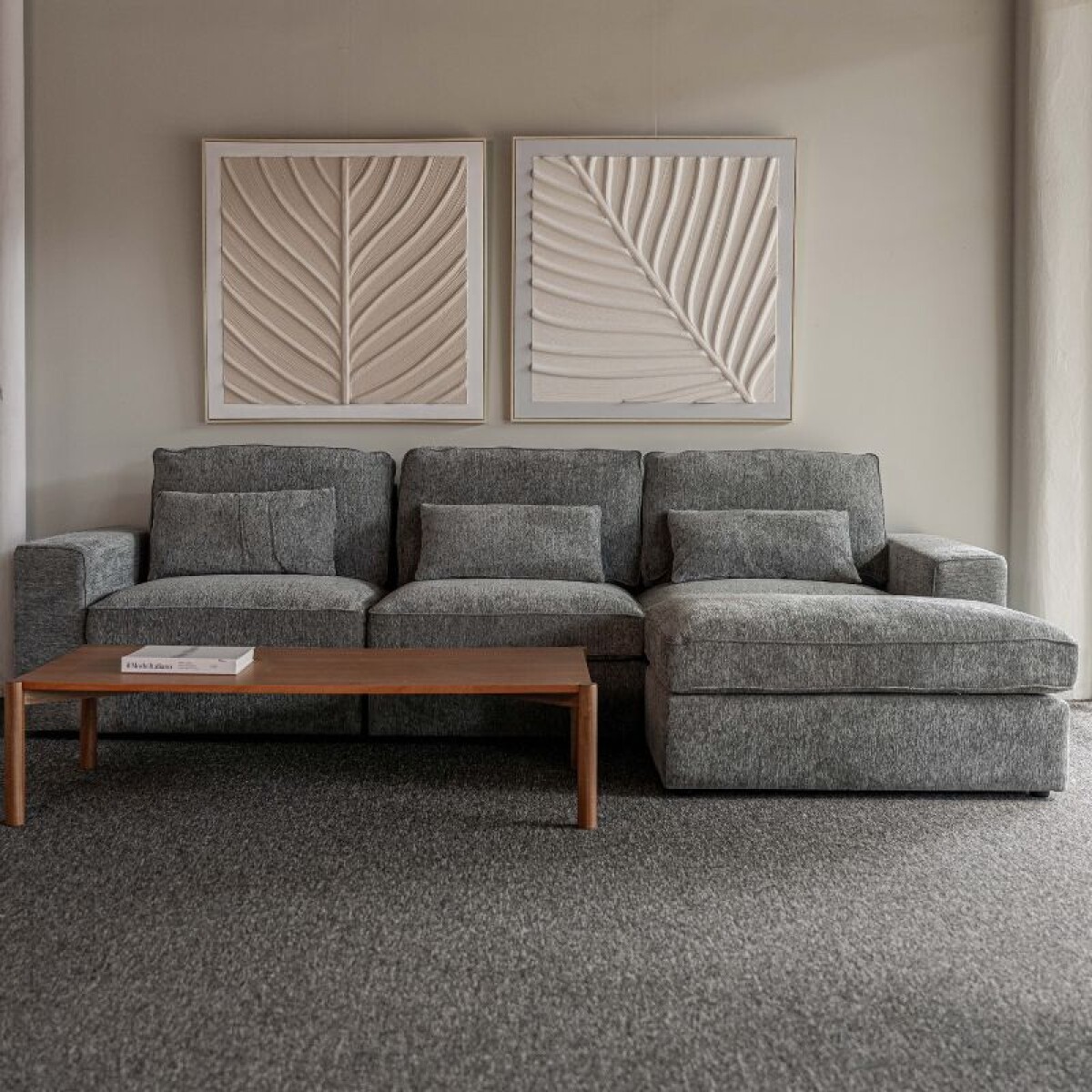 Sofá Treviso / Gris Oscuro 