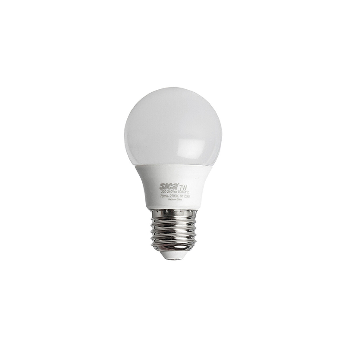 Lámpara LED tipo bulbo E27 220V 5W cálida 2700K - SK2951 