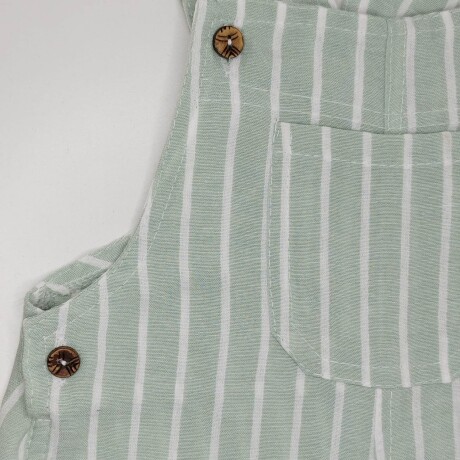 Enterito tela verde claro Enterito tela verde claro