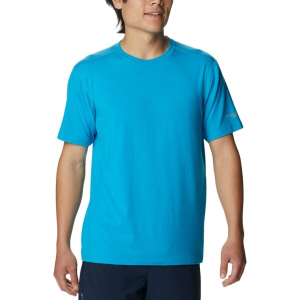Remera Endless Trail Running Hombre OCEAN BLUE