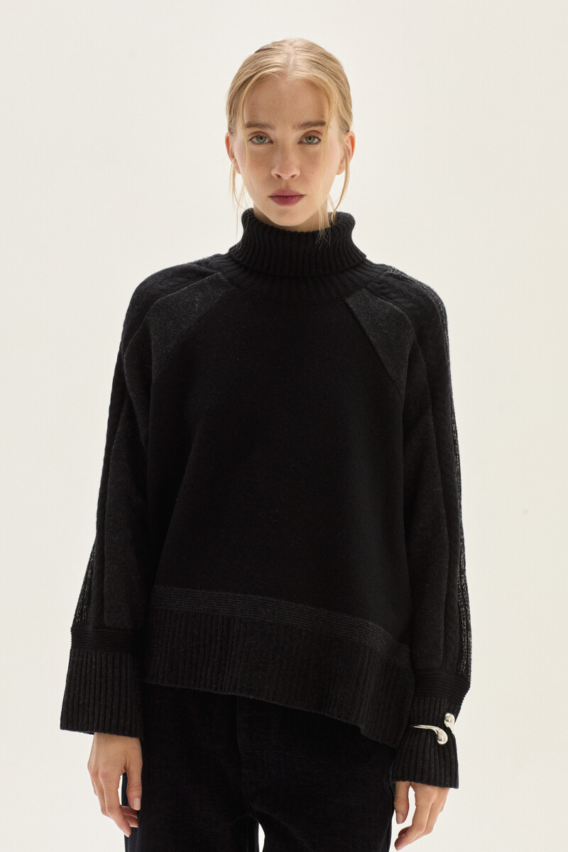 Polera Rosehill Negro