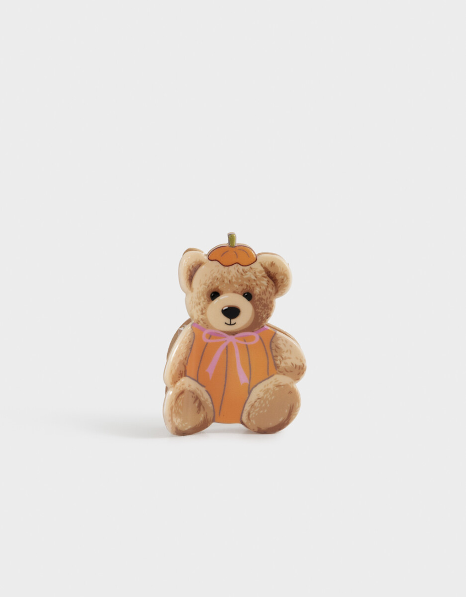 Broche Acrílico De Osito "halloween" 