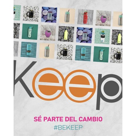 Botella infantil Keep Kido 400ml colores surtidos Botella infantil Keep Kido 400ml colores surtidos