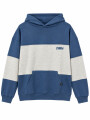 CANGURO HOODIE LINEAR AZUL PIEDRA