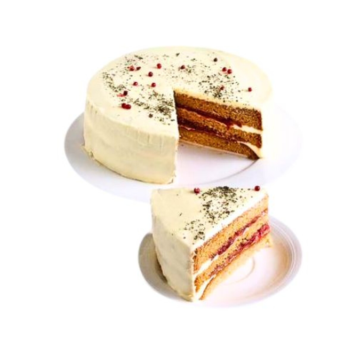 Torta limón y fresa Mechi - 500 g 