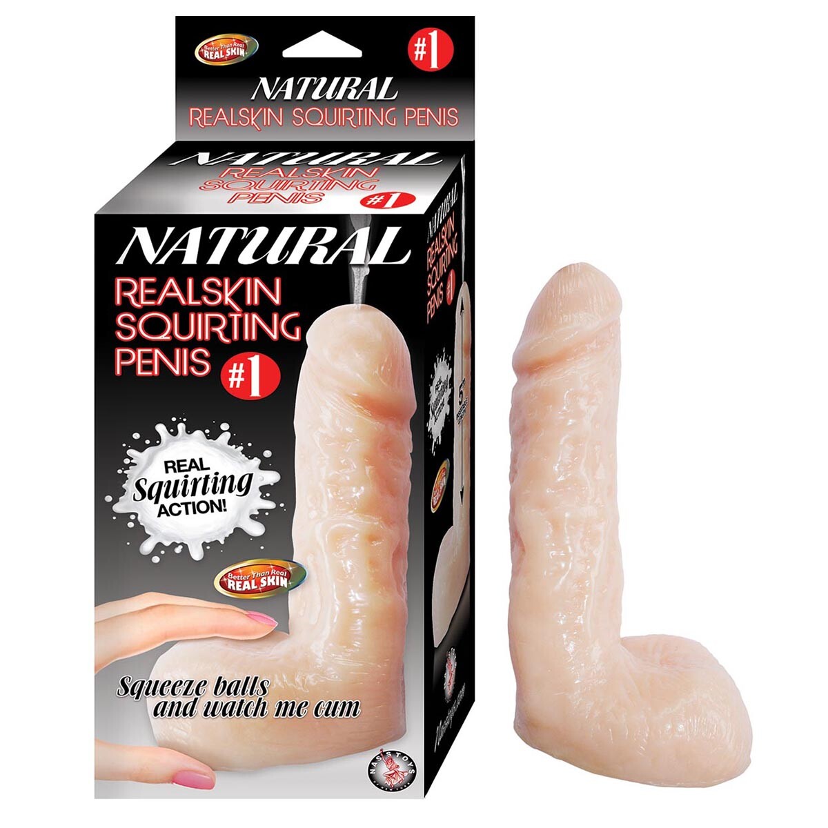 Consolador Realístico Squirting Action 