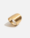 Anillos Medianos y Grandes Metal Anillo Metal - Dorado Plata Cepillada