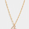 Cadena Corta con Dije Con corazón Cadena Corta Con Dije Corazón Dorado - Dorado