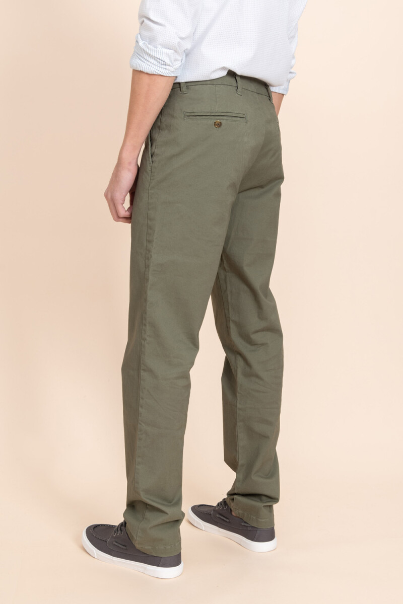 Pantalón chino Verde