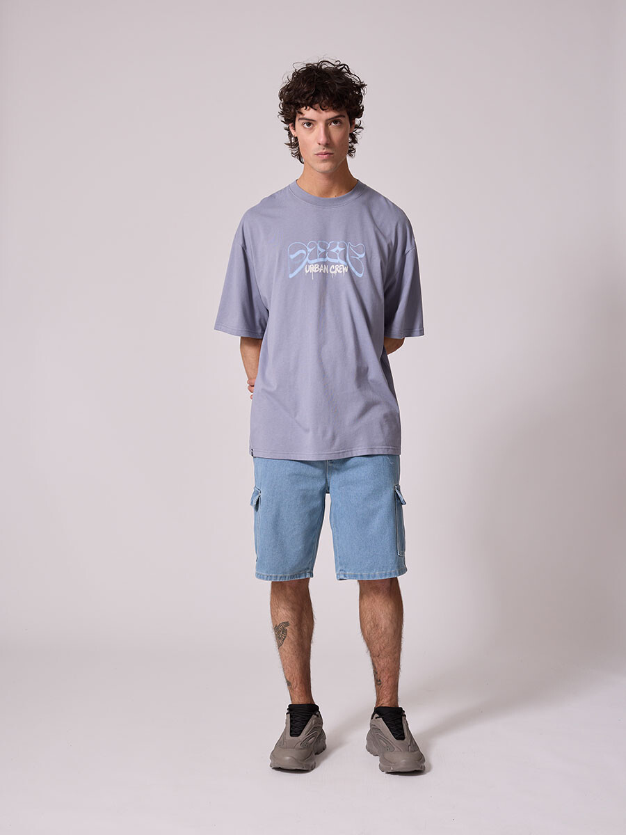 T-SHIRT MITON DIXIE Gris Claro