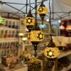 ARAÑA VITRAUX 4 LUCES TM12 Amarillo