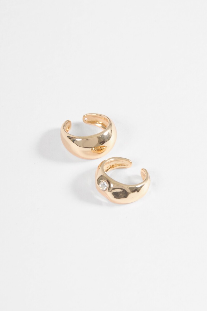 Anillo pie bold dorado