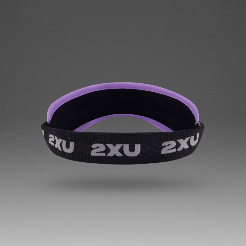 Gorra Running Performance Visor Unisex Grape Fizz/white