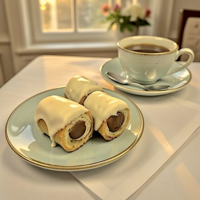 Cañitas de Dulce de Leche con Chocolate Blanco Cañitas de Dulce de Leche con Chocolate Blanco