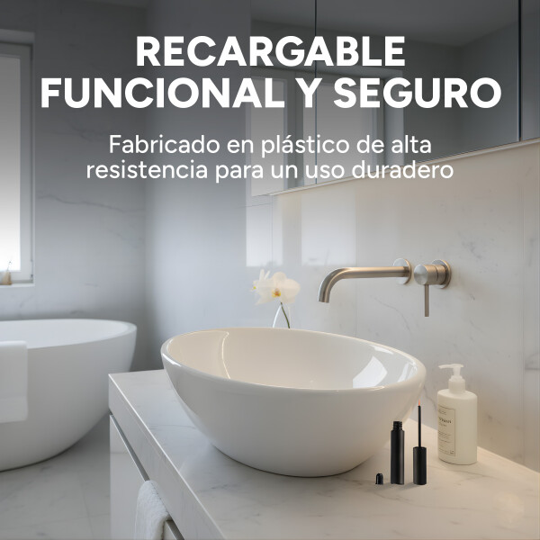 Recipiente Recargable Para Delineador o Aceite De Pestaña Color Negro