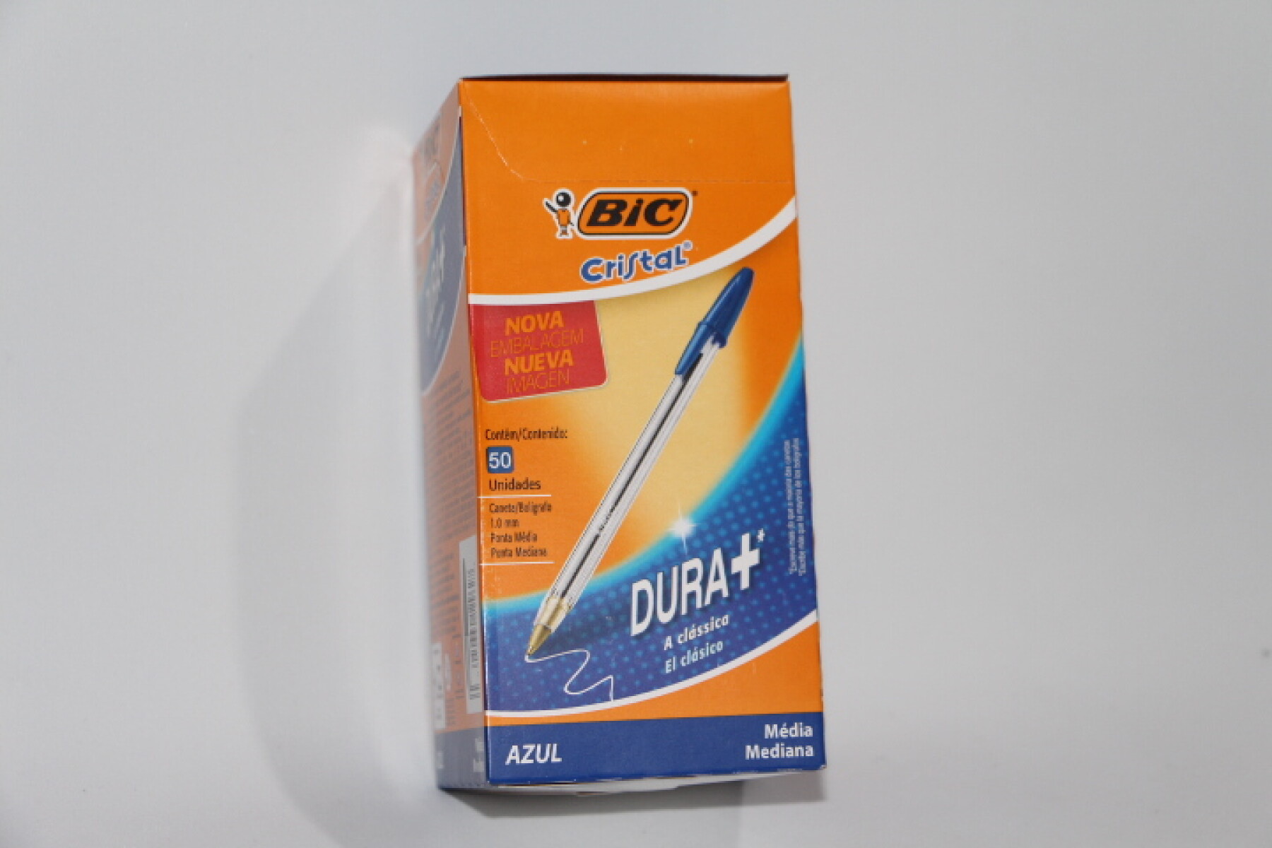 BOLIGRAFO BIC CRISTAL AZUL CAJA X 50 UNIDADES COLOR AZUL 