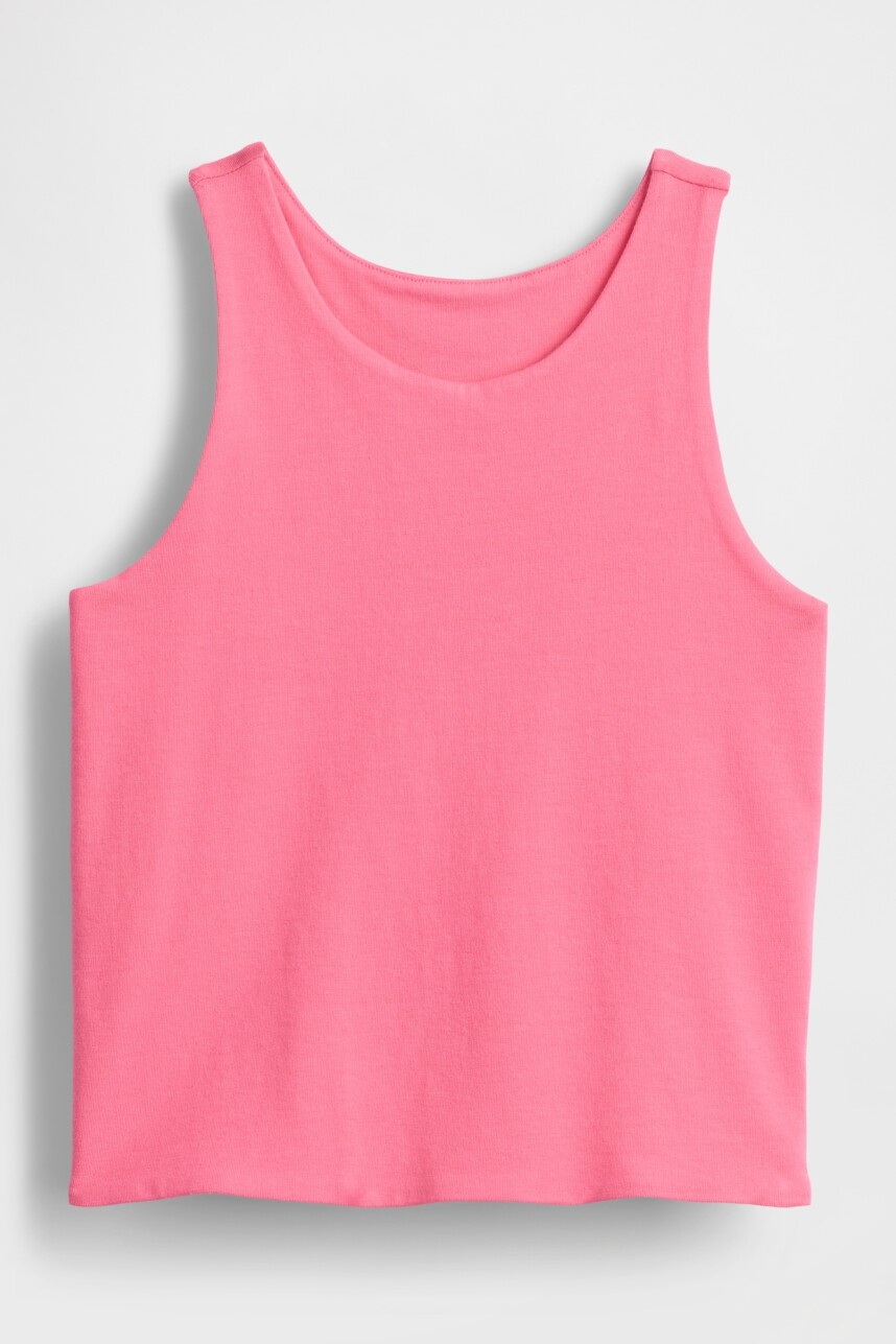 Musculosa Niña Neon Pink Rose