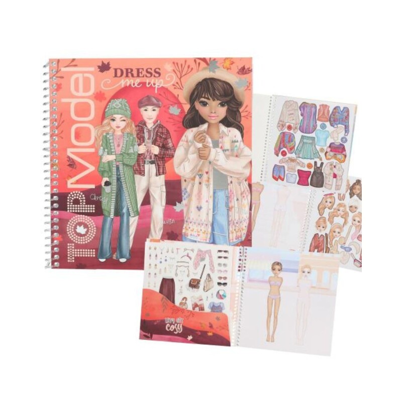 Libro con stickers Top Model - Dress me up Otoño