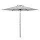 Sombrilla Quitasol terraza 2.7 m taupé Sombrilla Quitasol terraza 2.7 m taupé