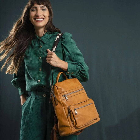 Mochila Brooklyn Mostaza
