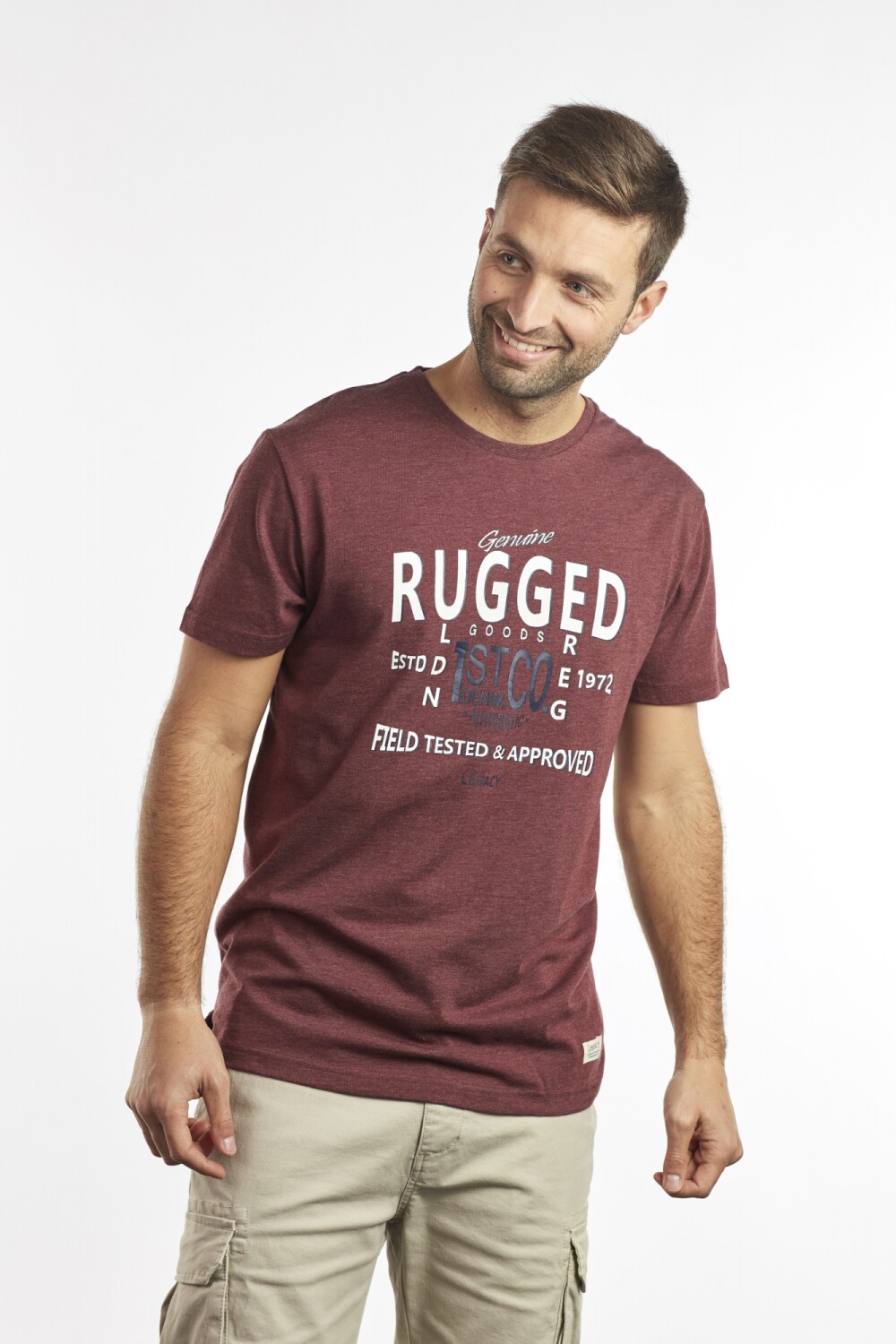 Tshirt Estampada Bordeau