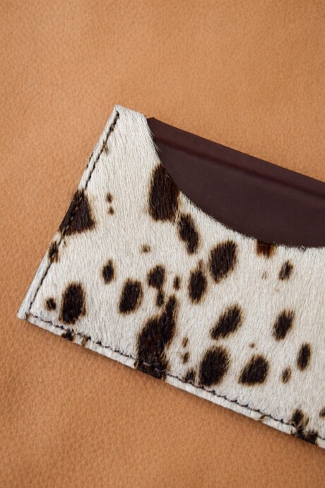 Tarjetero Print Crudo