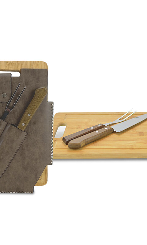 SET PARRILLERO CORRIEDALE TABACO