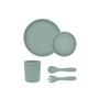 Set alimentacion silicona completo KIKAKBOO verde