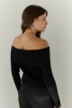 SWEATER BARDOT NEGRO