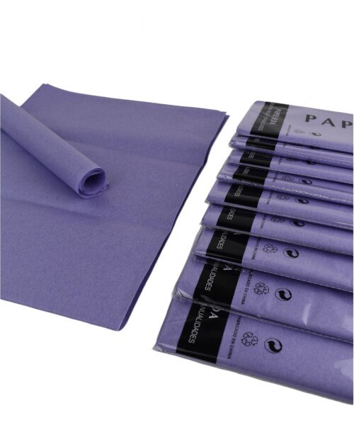 Pack x 10 - Papel seda 50 x 66 cm LILA