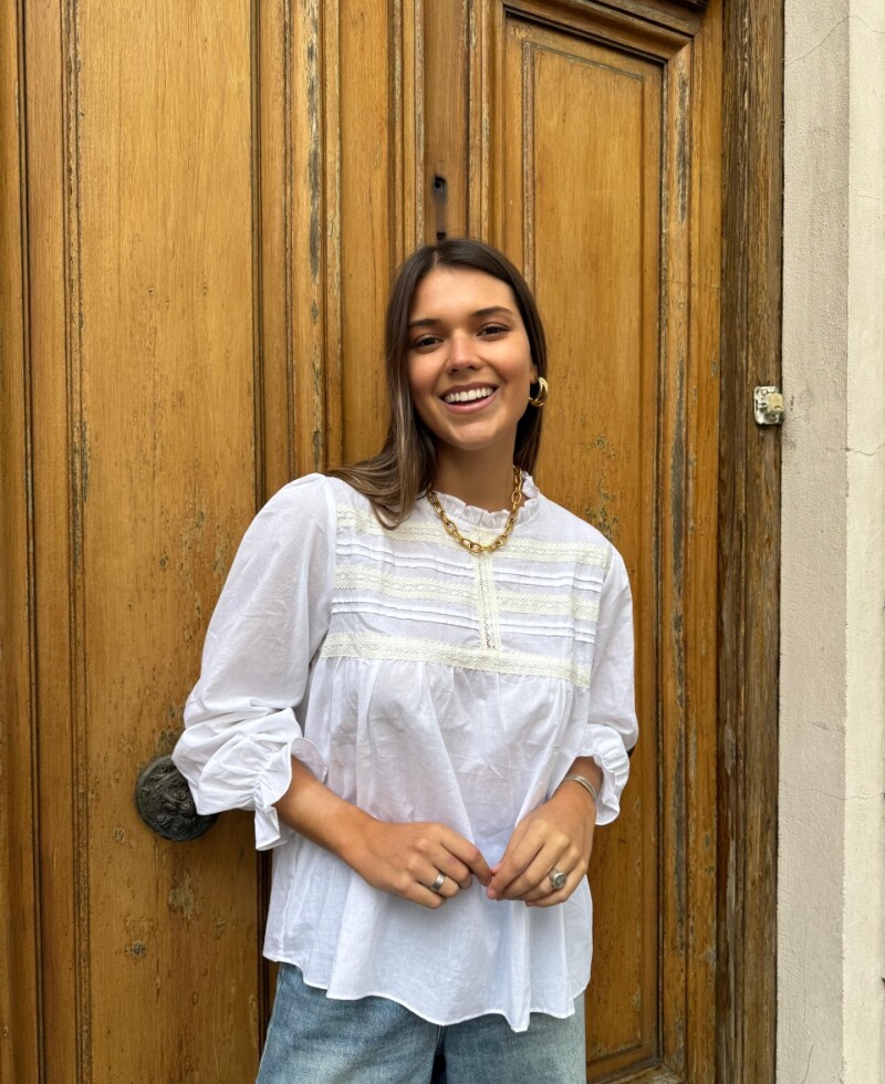Camisa Agustina blanco