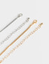 Collares para compartir Animalito Set De Collares Para Compartir De Osito - Dorado
