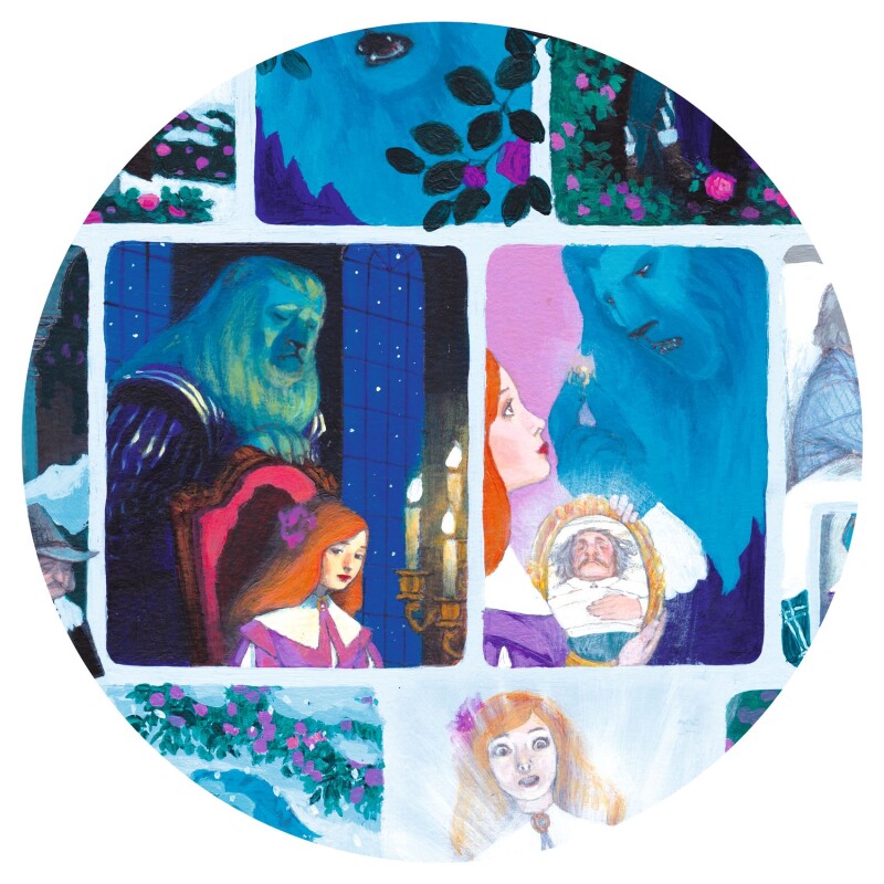 Puzzle Story 38x50cm 100 Pcs La Bella y la Bestia
