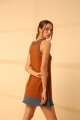 VESTIDO MAGA Camel