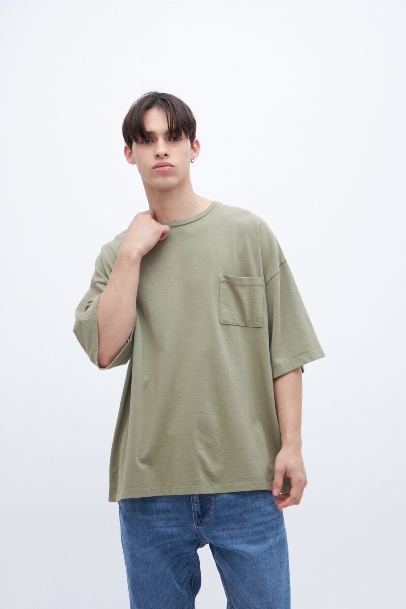 Remera Chester - Oliva 