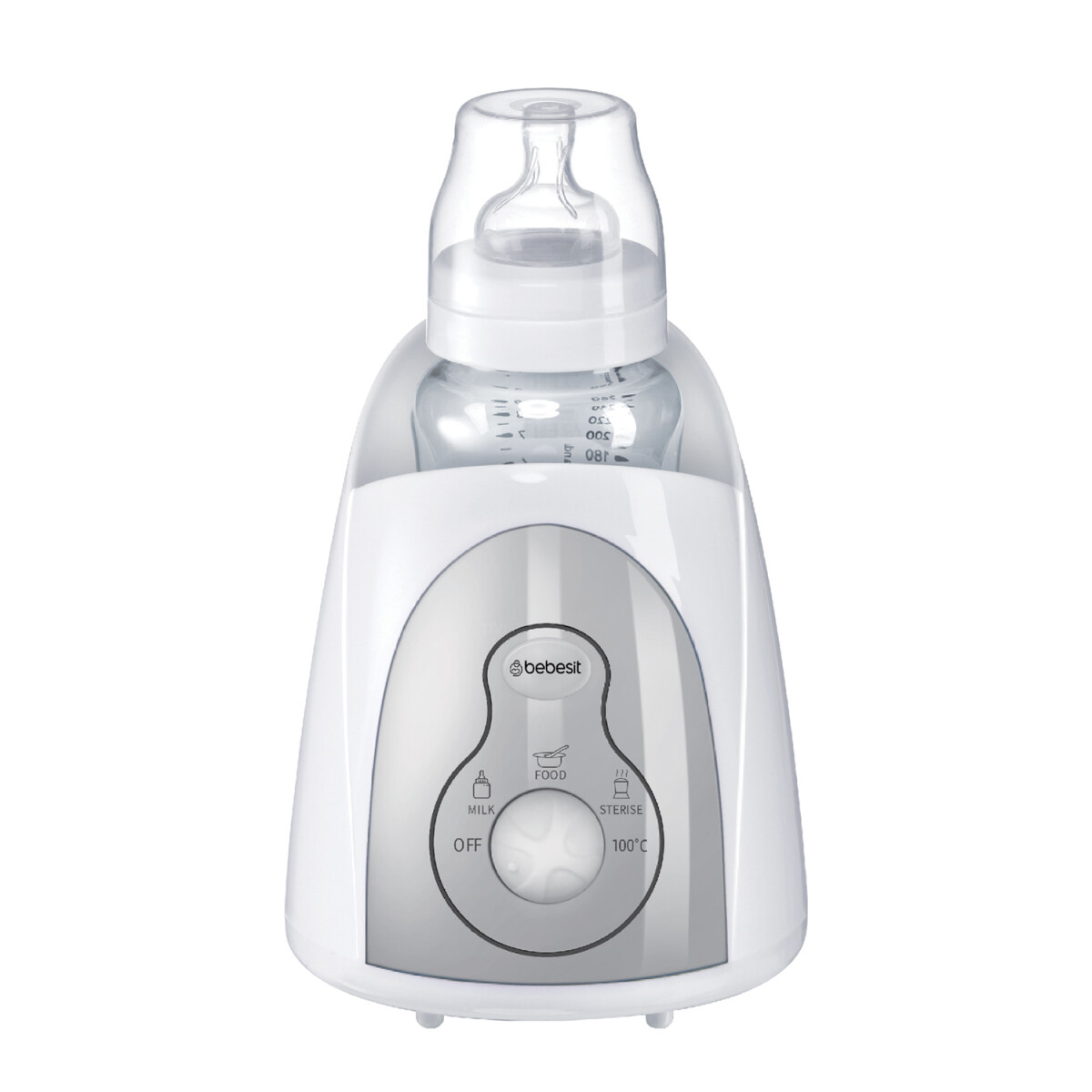 Calienta Mamadera y Esterilizador 2en1 Bebesit 