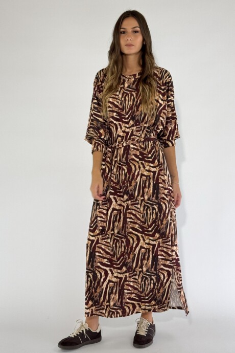 VESTIDO MORGAN Marron